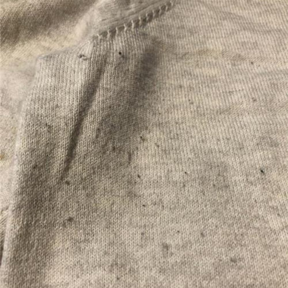 Womens Lisa Todd Gray Blue Hearts Cotton Cashmere Knit Sweater M - Picture 6 of 8